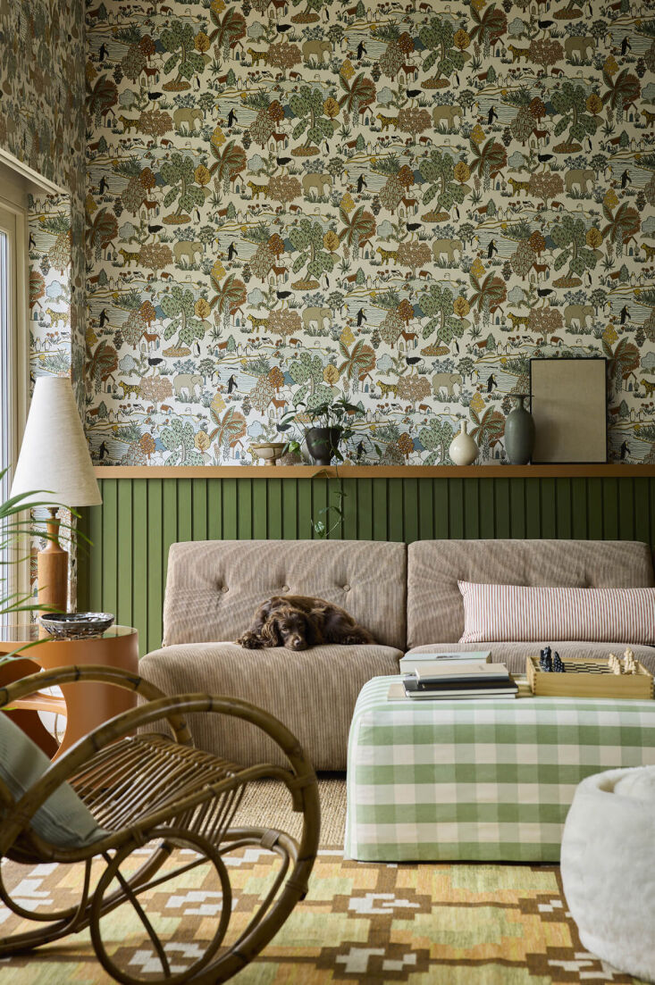 \2\20;I recently came across an image of a children\2\17;s room dressed in Animal Kingdom wallpaper from Little Greene. Its origins come from a \1930s printed fabric found at the Tyntesfield Estate—originally used as slipcovers in a historic children\2\17;s nursery.\2\2\1; \2\1\1; Kier Holmes; photograph from Little Greene