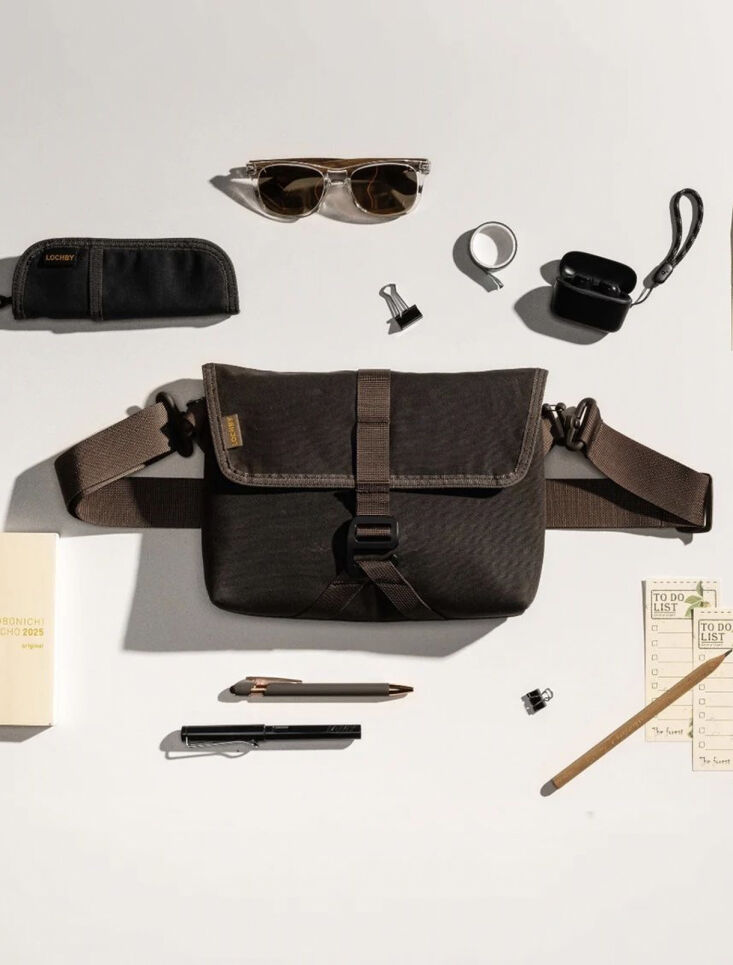\2\20;My friend Peter is an avid gardener with a great, low-key sense of style. The other day, I spotted the compact waxed canvas sling he carries during the fieldwork classes he takes at the NYBG (New York Botanical Garden). I\2\17;m eternally on the search for the perfect everyday tote and think this could be it. Lochby is an American company founded by a guy who spent time in the military and claims that his bags age well and are \2\16;deceptively spacious.\2\17; And \$59 seems reasonable—the equivalent price-wise of a barbershop haircut vs. a salon cut. I have ideas for better color combinations if Lochby is interested.\2\2\1; \2\1\1; Margot Guralnick; photograph from Lochby