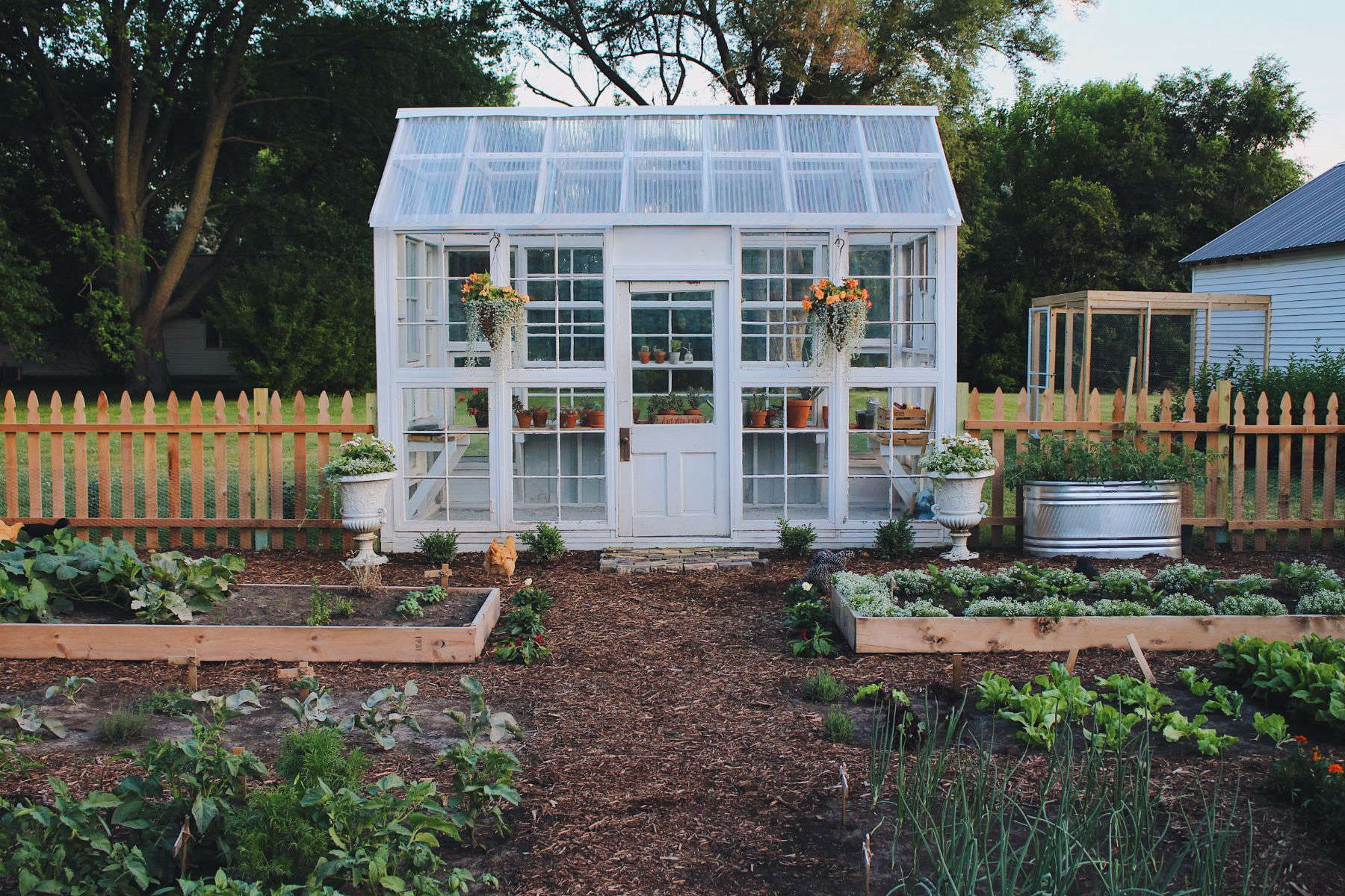 Sustainable Kitchen Garden by Under A Tin Roof - Gardenista